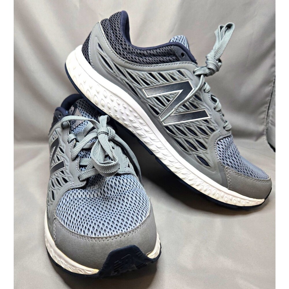 New Balance 420 Gray/Navy/White Mesh Running Sneakers Men US 11.5 D M420LS3
